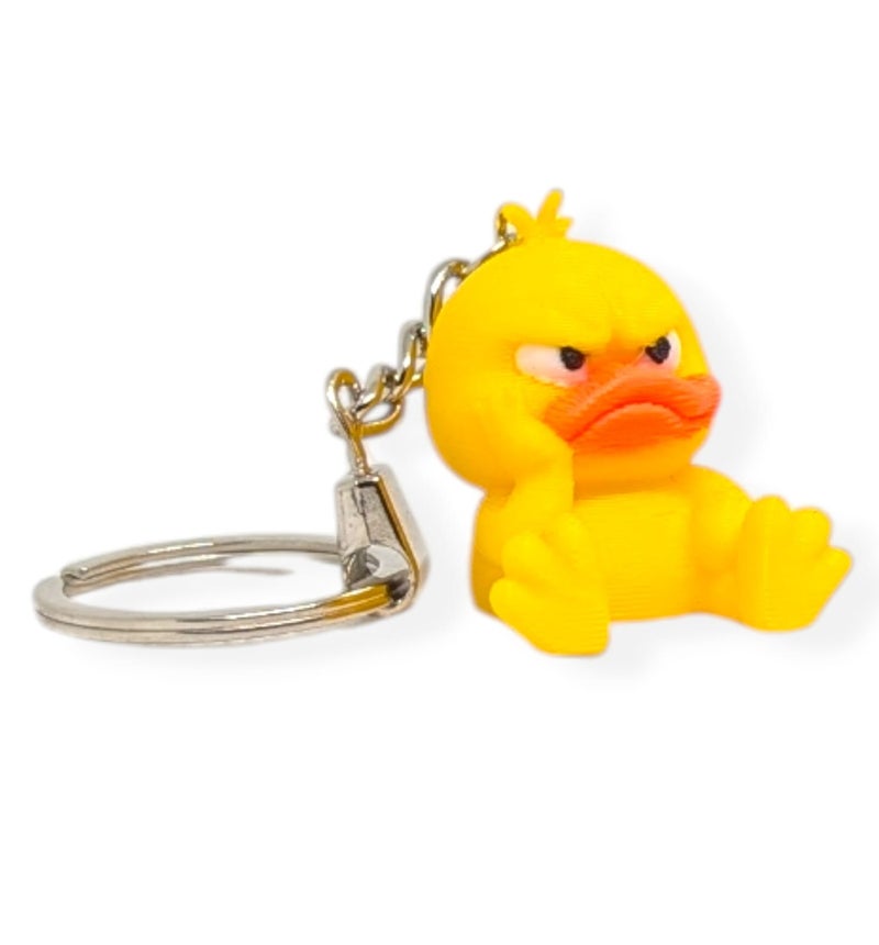 Funny Duck Animal Keychain – A Playful Mini Key chain That Brightens Your Daily Look, Keychain Ring & Backpack Accessory, Fun Gift for Men and Women, Collectible Mini Figure Medal - Image 1